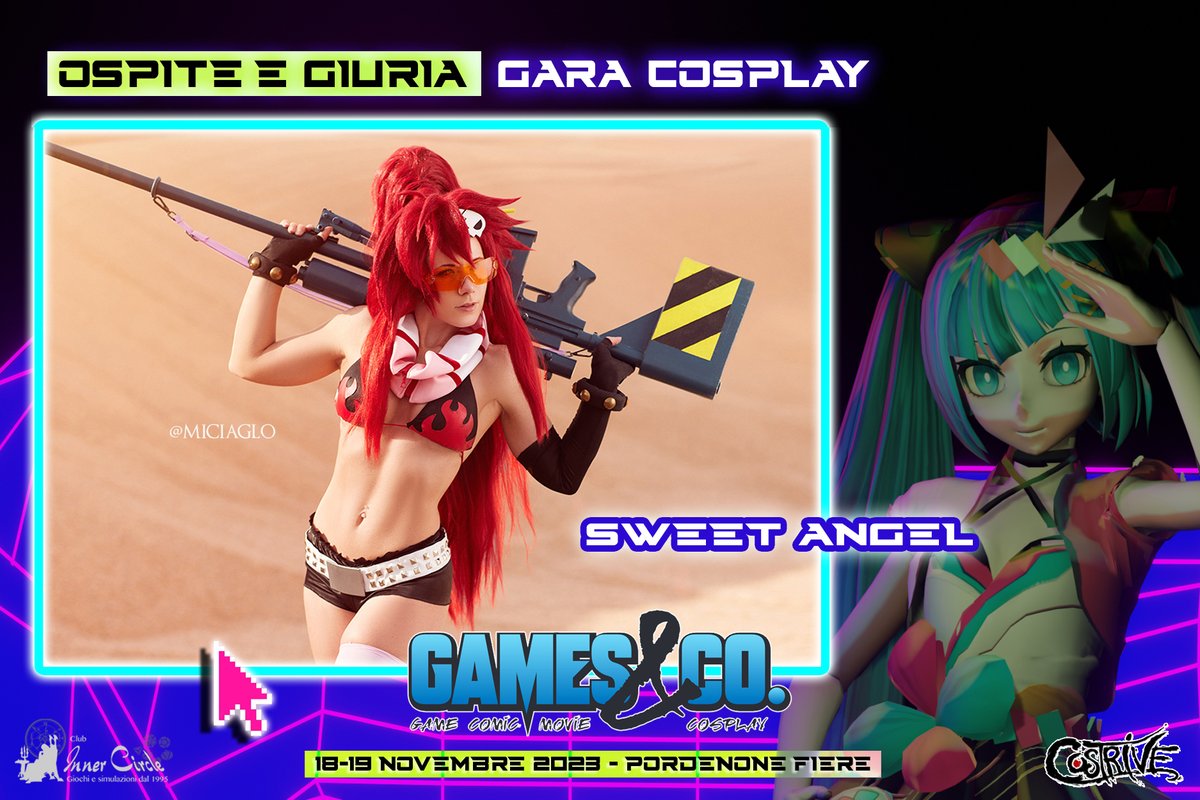 Costrive's tweet photo. Per la gara cosplay avremo 5 giurati di alto livello, venite a conoscerli sia sabato che domenica in area palco presso i loro stand!

#costrive #cosplay #garacosplay #gamesandco #gamesandco2023 #fieradelfumetto #radioamatore2 #pordenonefiere https://t.co/hUQUvAYQej