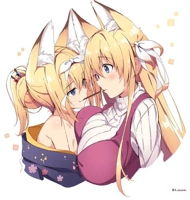 ポッキーの日ということで。前にあげたのですがっ #ポッキーの日