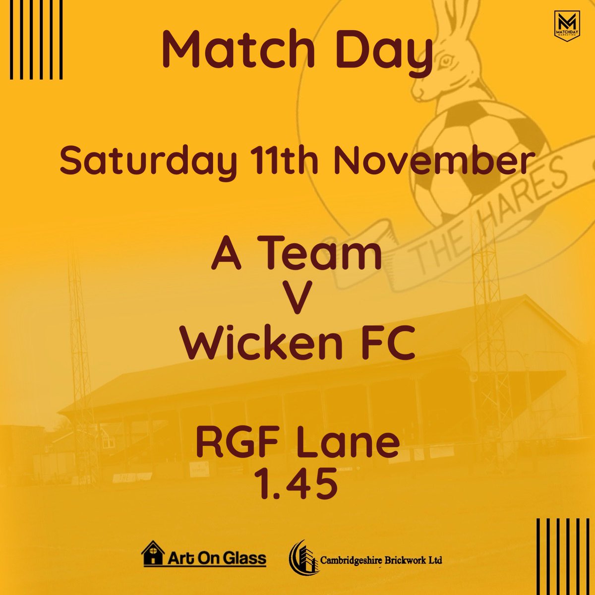 March Town FC (@marchtownfc) on Twitter photo ⚽️🔶🔶⚽️ MATCH DAY ⚽️🔶🔶⚽️
The Reserves travel to <a href="/UnofficialFenny/">Fenstanton FC (unofficial)</a> this afternoon while the A Team welcome <a href="/WickenFC/">Wicken Amateurs FC</a> to RGF Lane ⚽️🔶🔶⚽️ MATCH DAY ⚽️🔶🔶⚽️
The Reserves travel to <a href="/UnofficialFenny/">Fenstanton FC (unofficial)</a> this afternoon while the A Team welcome <a href="/WickenFC/">Wicken Amateurs FC</a> to RGF Lane