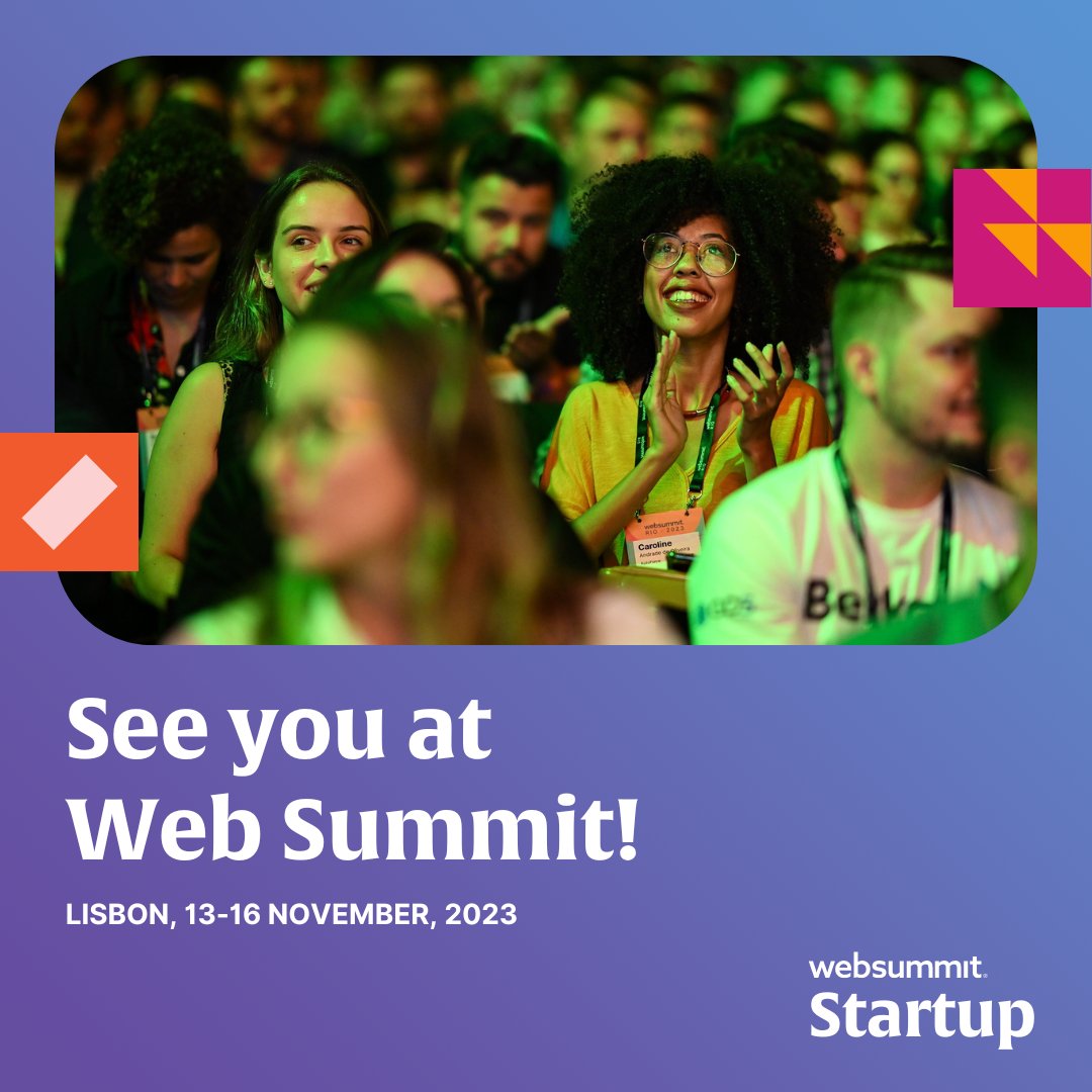 Vincent_CTO's tweet photo. We’re so excited to be joining the startup programme at #WebSummit this November. We can’t wait to say hi to some new people! Meet you there (Booth A737) 👋 https://t.co/RTOYTINqOA