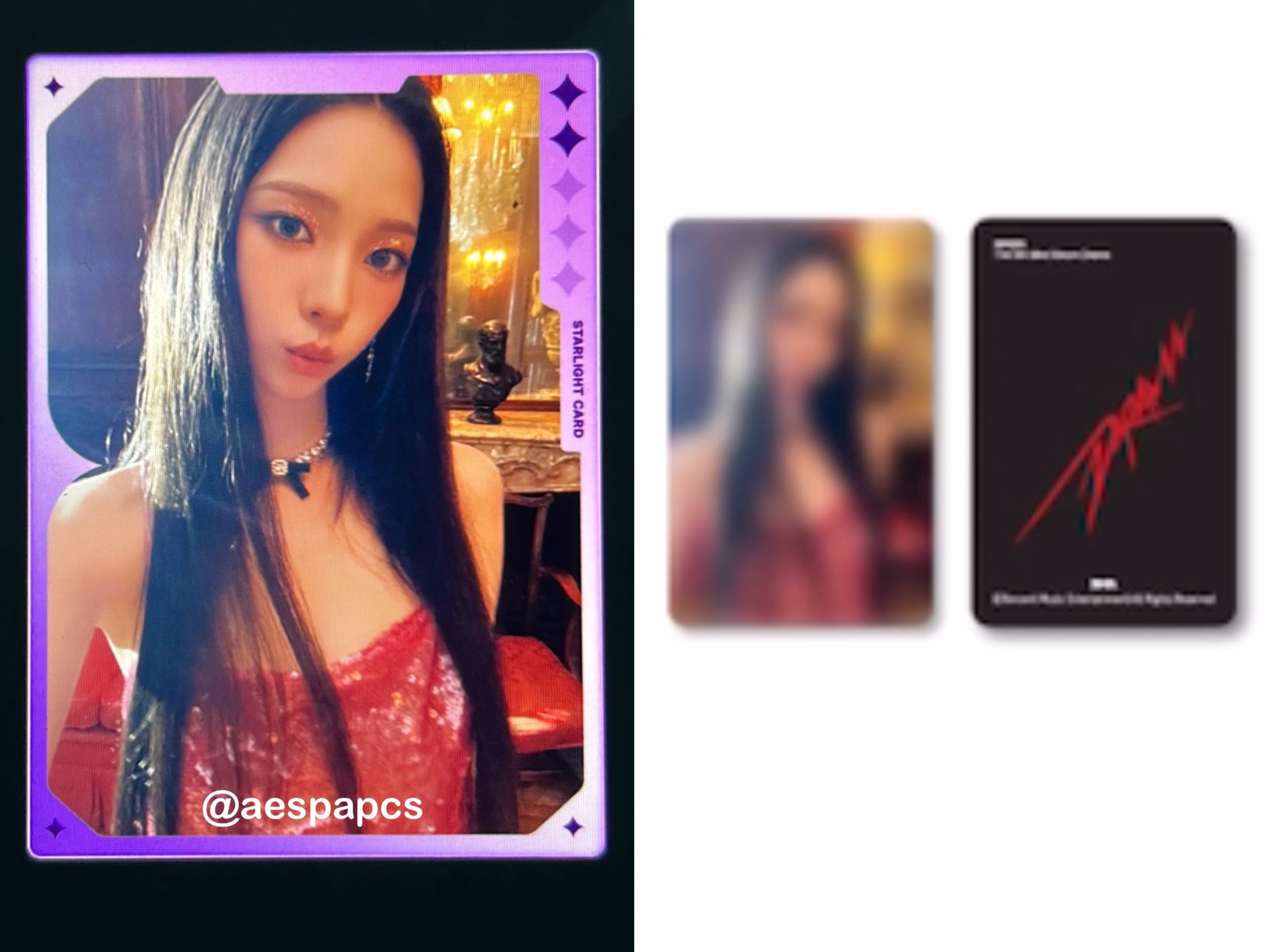 aespa 中国 drama QQ Music starlight 25枚セット aespa 中国 drama QQ Music starlight 25枚セット