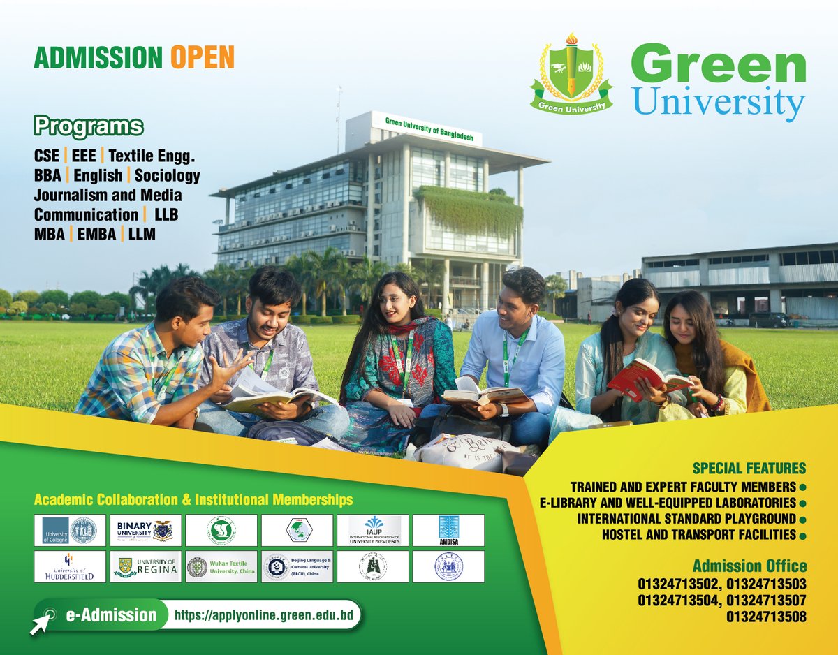 GreenVarsity's tweet photo. Admission Open for Spring 2024 - Explore Your Career at GUB
📷 Apply Now: https://t.co/Cnnswv1C0S
📷 +8801324713502, +8801324713503, +8801324713504, +8801324713507, +8801324713508 https://t.co/NQ9RTUXQKm