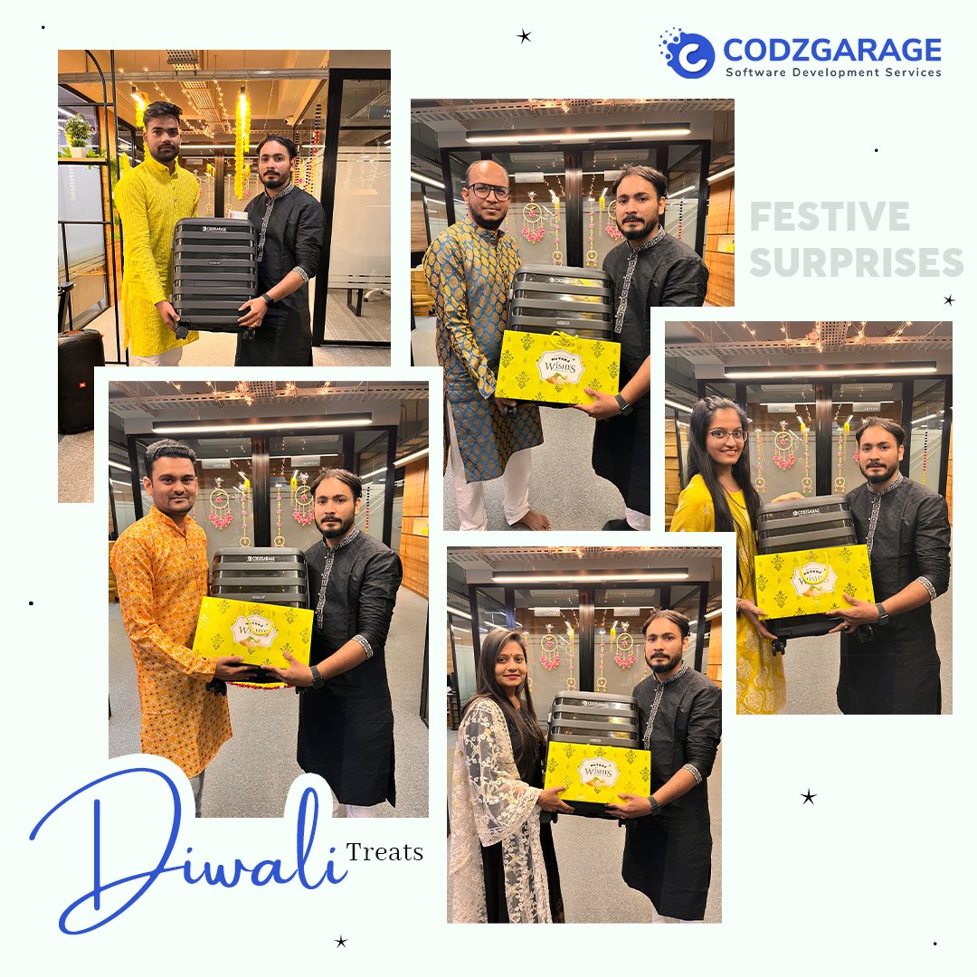 Codzgarage's tweet photo. As the festive season of Diwali illuminates our lives with its radiant glow, we are filled with immense joy and gratitude for the dedicated individuals who make our organization shine day in and day out.

Diwali gifts symbolize the warmth of our gratitude.

#gift #celebration https://t.co/gStlNYhpDy