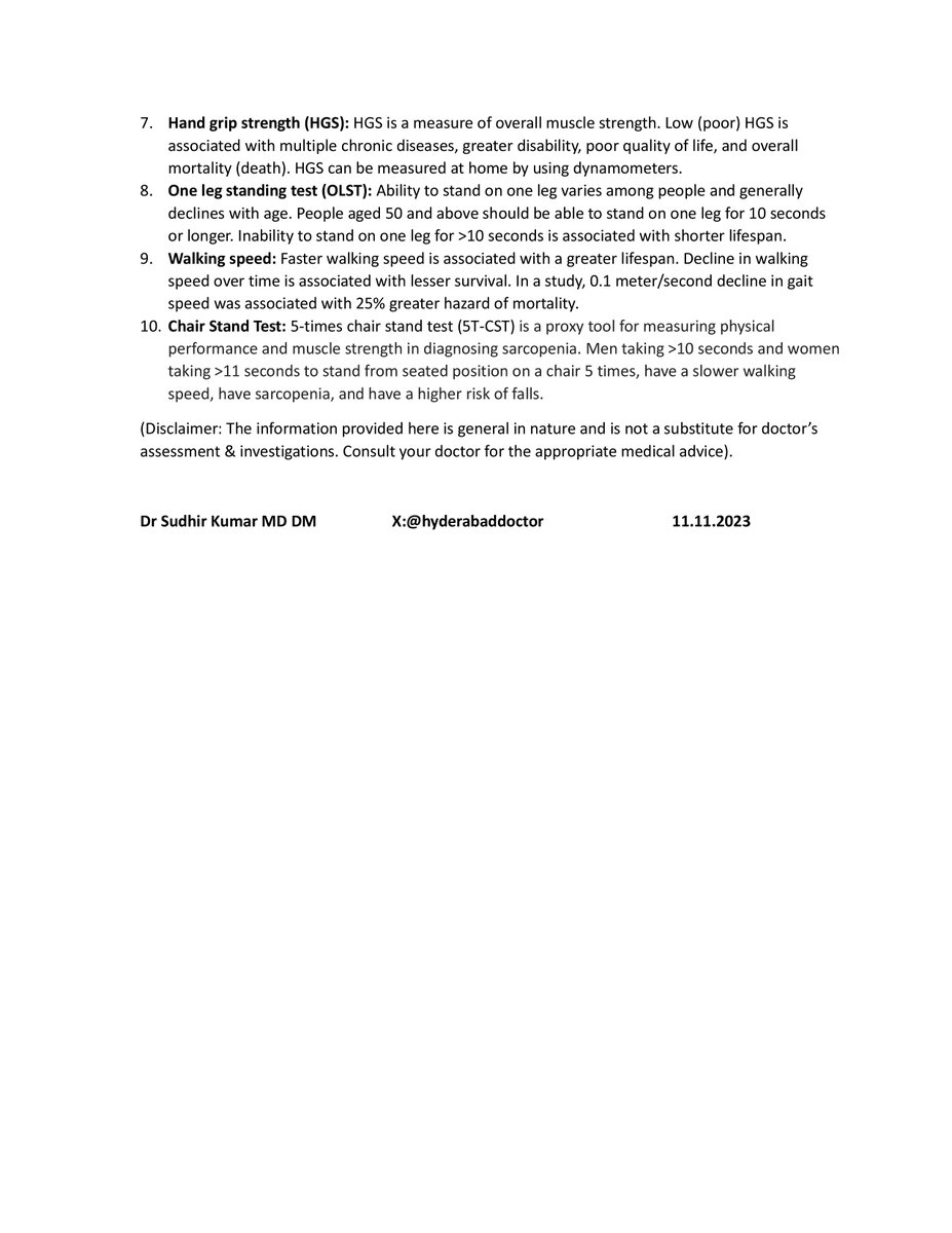 hyderabaddoctor's tweet image. How to evaluate the status of your health at home?
Dr Sudhir Kumar MD DM

We usually depend on doctor’s assessment and multiple investigations to evaluate the status of our health. This requires a visit to hospital, is time-consuming and incurs costs too. In this post, I will…