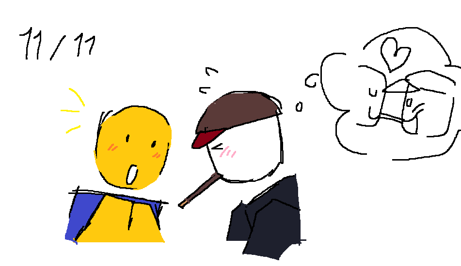 warin_zo's tweet photo. #robloxart pocky day https://t.co/O3IWviLCQW