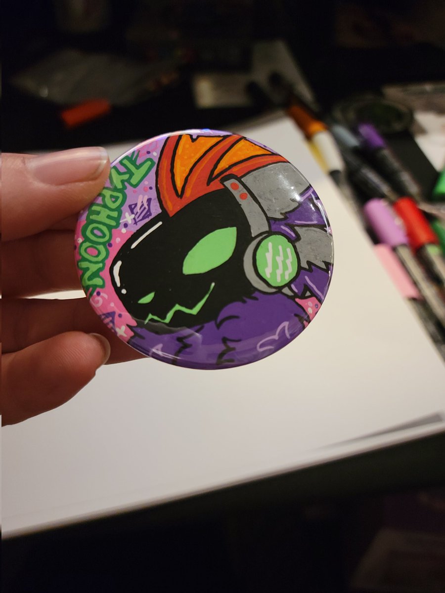 Revvi 🌙 🔜Howloween November 10-12 (@howlingloup) on Twitter photo Finished my first commission (and first Protogen! 🙀) <a href="/HowloweenCanada/">Howloween 2025</a> Thanks so much to Typhoon for the comm and excited to work on the next one!
All button commissions are completed at con and available to pick up! Finished my first commission (and first Protogen! 🙀) <a href="/HowloweenCanada/">Howloween 2025</a> Thanks so much to Typhoon for the comm and excited to work on the next one!
All button commissions are completed at con and available to pick up!