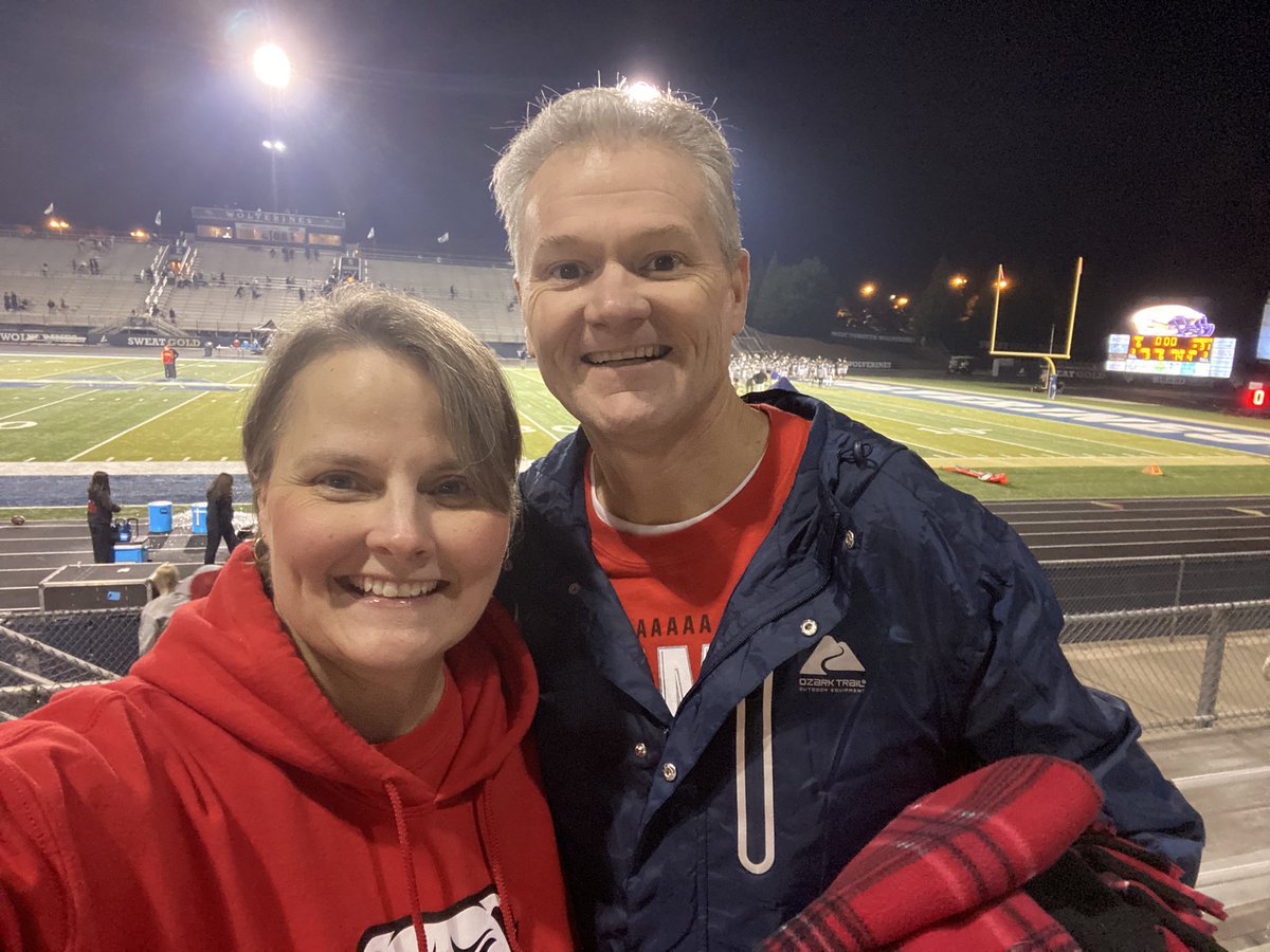 amysbennett's tweet photo. Bulldogs win!   Nice chilly football weather so we had to go out and cheer on our girls’ Alma mater!  @NGHSAthletics @NGHSFootball #GoNorth https://t.co/efxSzfAIrk
