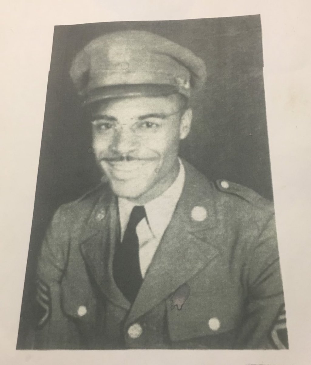This is my granddaddy- the late  Rev. R. M. Lee - World War 2 Veteran 🇺🇸#GiBILL - Class of 1948 @bethunecookman ❤️🤍💙 @cityofboynton #FamiLee