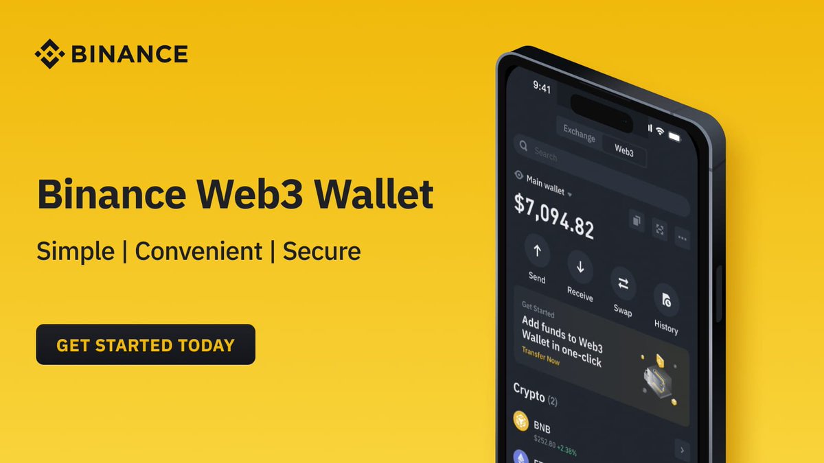AugeriR30159's tweet photo. Kiến thức mỗi ngày ‼️ 📷📷 Ví Binance Web3 Wallet là gì? 📷📷 🔥🧠

🧠Binance Web3 Wallet là một sản phẩm mới của Binance, sàn giao dịch tiền mã hóa hàng đầu thế giới. Đây là một ví tiền mã hóa tự quản lý tích hợp trực tiếp trong ứng dụng Binance trên điện thoại di động. Sản phẩm này không chỉ đơn giản là một cách để lưu trữ tiền mã hóa mà còn đóng vai trò là một công cụ mạnh mẽ trong lĩnh vực tài chính phi tập trung (DeFi).

Với những tính năng nổi bật như sau:

🧠Cầu nối cho ứng dụng
🧠Giao dịch và hoán đổi token
🧠Công nghệ MPC (Multi-Party Computation)
🧠Hỗ trợ khách hàng 24/7
🧠Tính đơn giản và tiện lợi
🧠Giao dịch thông qua Binance Bridge