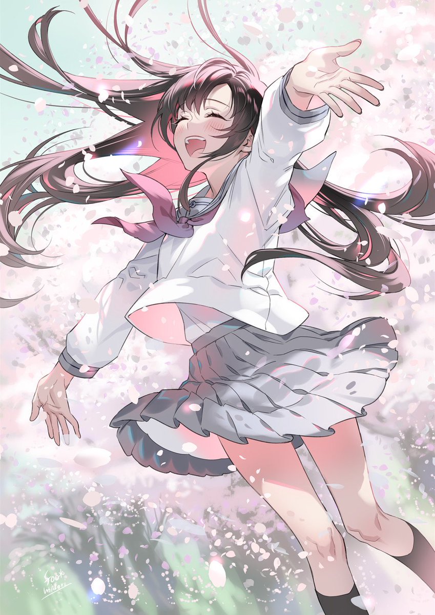 「セーラー服まとめ おやすみなさい  #創作」|碧 風羽 Foo Midoriのイラスト
