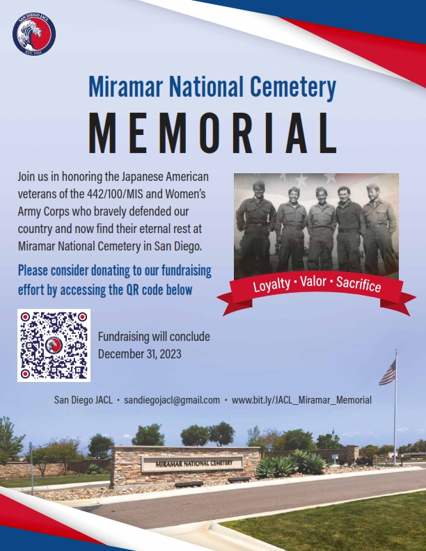 SDJACL's tweet photo. As we observe Veterans Day 2023, the San Diego JACL would like to take a moment to express our deepest gratitude to all the veterans who have selflessly served our nation. 1/4 https://t.co/N4mrdPApSM