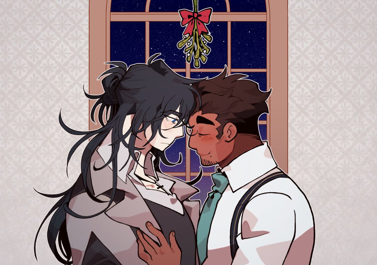 Comm examples for upcoming mistletoe commissions :]