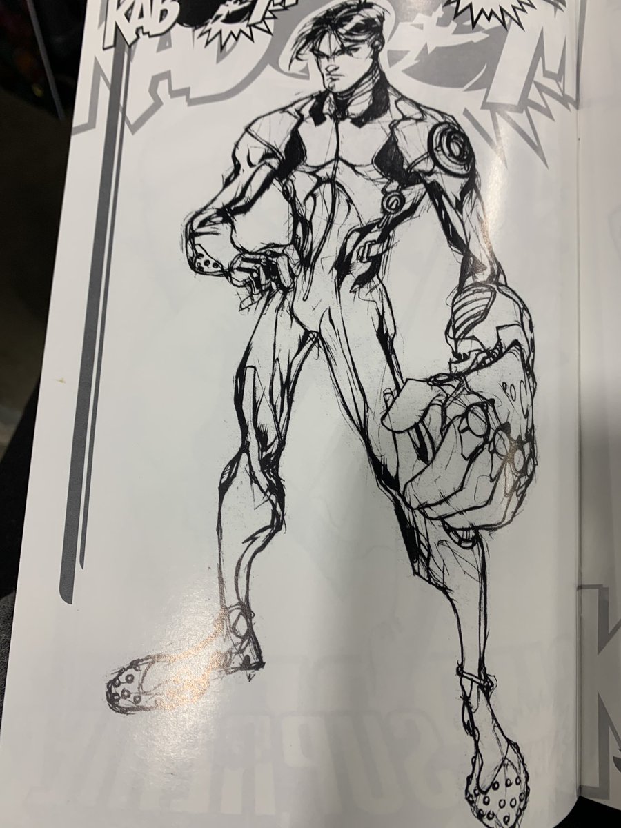 Kerongrantart's tweet photo. Memory lane like a mug. Fan at @motorcitycomiccon had me sign these drawings I’m too old to remember doing? 😳 

Who remembers these? 

#kaboom #motorcitycomiccon #remeniscing #kerongrant https://t.co/wP6yG1Z6bw