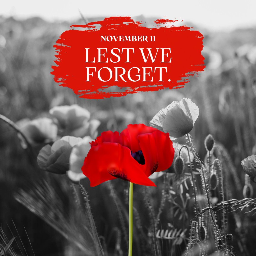 Lest we forget. 
At 11am, we will sound the starter shotgun. Please join in a one minute pause to honour and remember the incredible Canadian men and women gave their lives to serve our country and who continue to serve during times of war, conflict and peace.