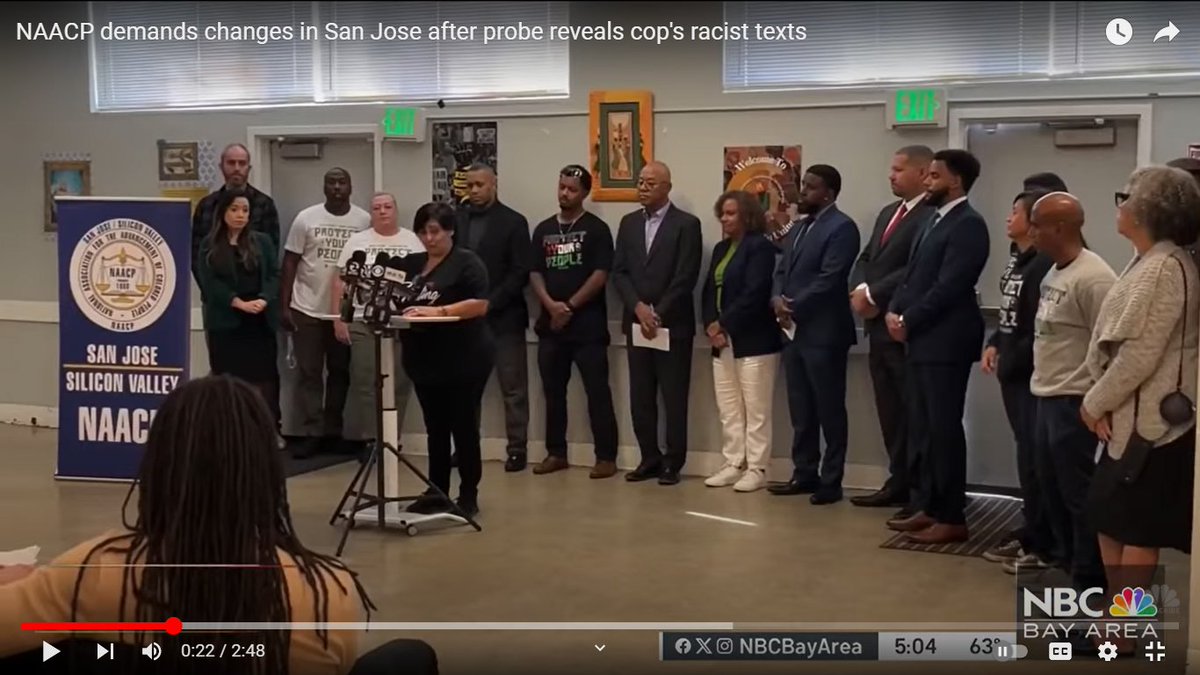 muserebel's tweet image. &quot;NAACP demanding change in San Jose City
AND
San Jose Police
in policies&quot;
youtube.com/watch?v=UFcnr7…
&quot;NAACP, Watchdog Groups against police 👮&quot; @SunnyvaleDPS @SunnyvaleChief @SunnyvalePSOA 

Phan Ngo was from San Jose :) hope he didnt hop from decertification? or who he commanded