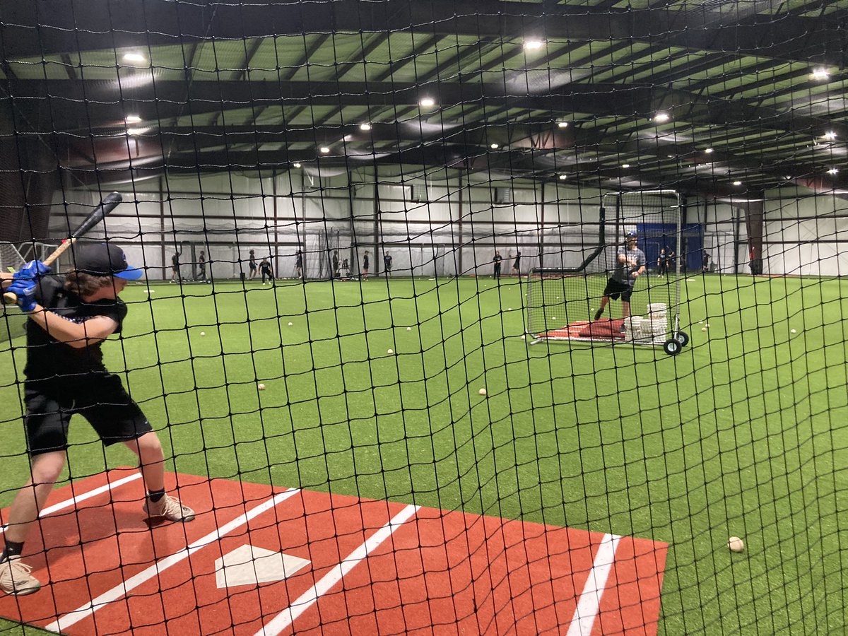 CASCBaseball's tweet photo. We want to thank Upper Deck for allowing us to get some work in during the rain. https://t.co/QhRoDMLPhP