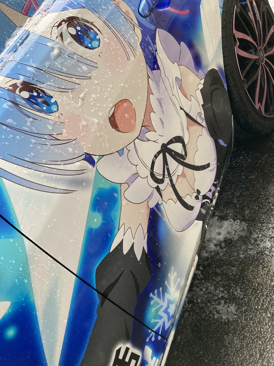 明日はひめたま祭なので念入りに洗車しております( ⊃•̀ ̫ •́ )🚙🫧 