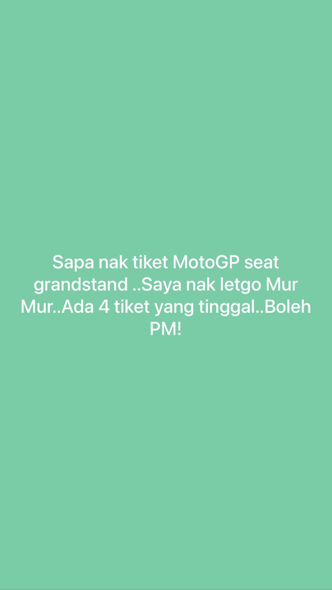 alffrdzn's tweet photo. Sapa nak boleh PM..Saya nak letgo Mur-Mur! https://t.co/IrZKdYJmTU