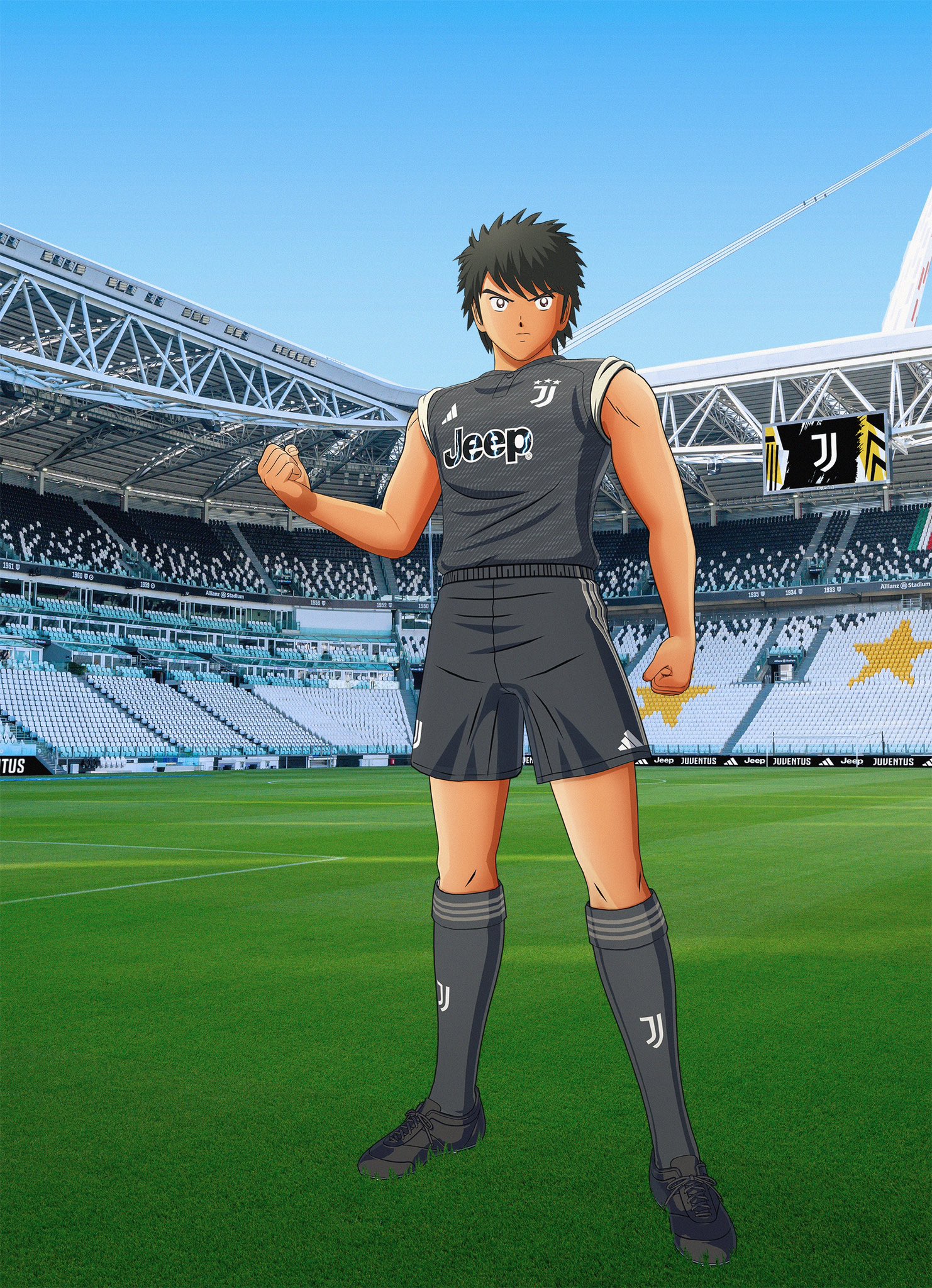 希少！キャプテン翼　日向小次郎のユベントスのレアサッカーユニフォーム上下セット キャプテン翼 日向小次郎 ユベントス ユニフォーム｜Yahoo