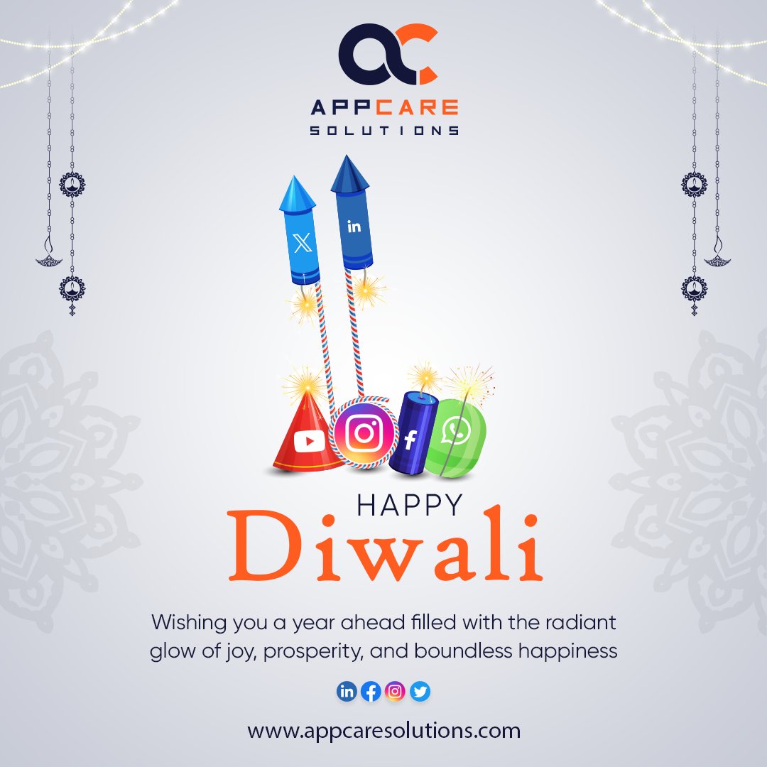 appcaresolutio's tweet image. May the glow of Diwali light up your life with happiness and success. Wishing you a sparkling and joyous Diwali from the AppCare Solutions
#appcaresolution #digitalmarketinhagency #festiveseoson #happydiwali