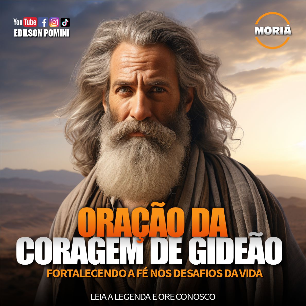 edilsonpomini's tweet image. ORAÇÃO DA CORAGEM DE GIDEÃO  | SÁBADO - NOV 2023  🛡️✨  

Ó Deus Todo-Poderoso, nós nos voltamos a Ti, inspirados pela história de Gideão em Juízes, especialmente em Juízes 6:12, onde o anjo do Senhor apareceu a Gideão e disse: “O Senhor está contigo, homem valente”. Ajuda-nos a…