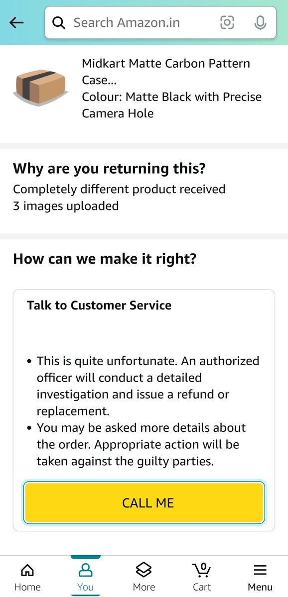 BimalBidyadhar's tweet photo. @AmazonHelp This is your call back https://t.co/6QILcJHBC0