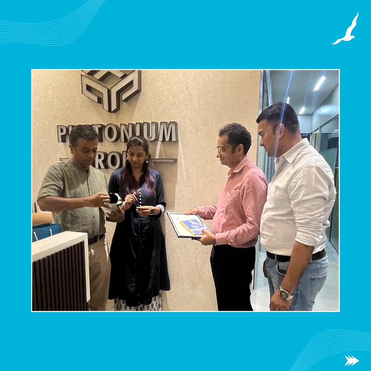 SeagullAds's tweet image. Seagull Advertising is proud to collaborate with Plutonium Group. We are sure, together we will craft an inspiring success story  in Maharashtra’s Growth Corridor.  

#SeagullAdvertising #ClientOnboarding #PlutoniumGroup #Collaboration #GrowBetter #AdvertisingAgency
