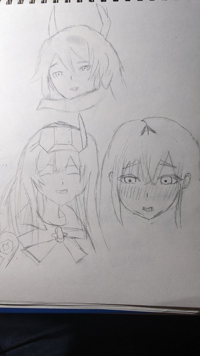Racer_art's tweet photo. Red Hood, Snow White Innocent Days, Karane Inda, Hakari Hanazono, and Rapi. https://t.co/x9Npq5fW6p