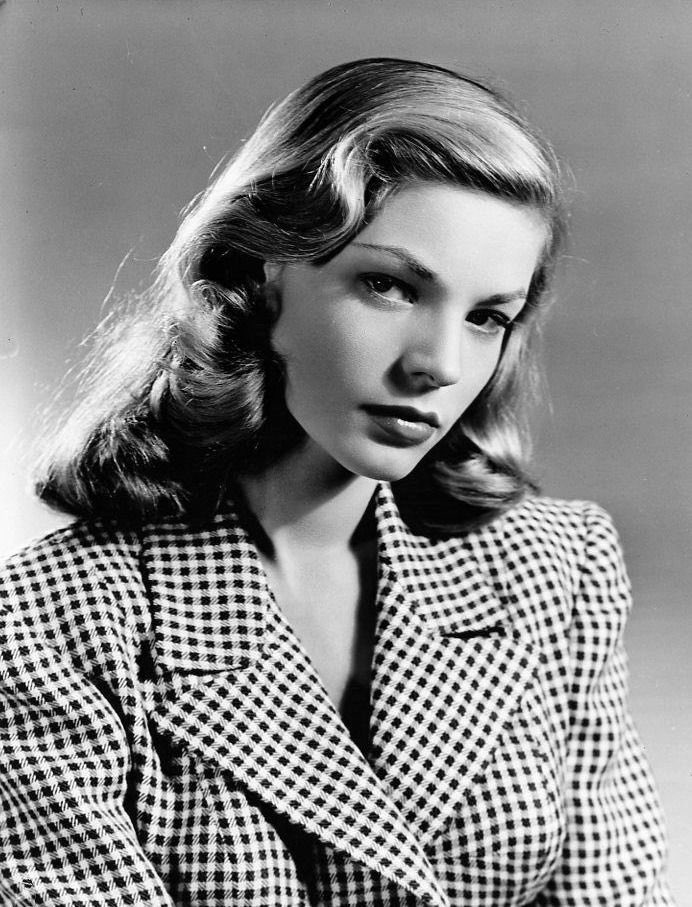 Lauren Bacall at 18 years old - in test shots for her screen debut in 'To Have and Have Not' (1944)