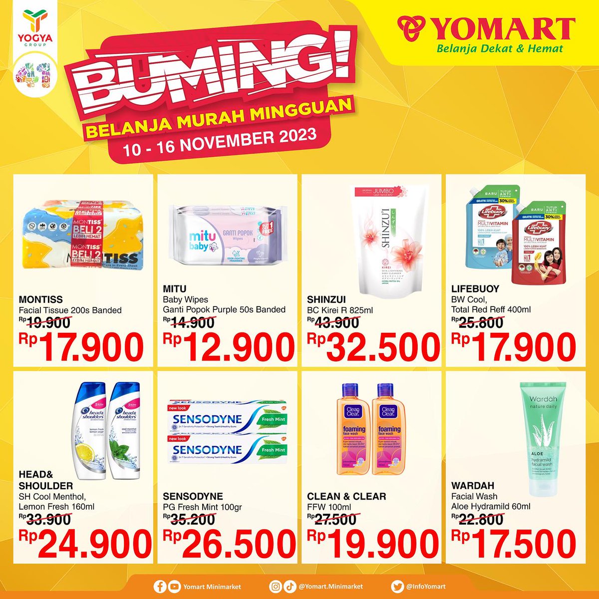 promojsm's tweet photo. Promo BUMING YOMART 10 - 16 November 2023 https://t.co/rDPsL8AIQQ #buming #yomart https://t.co/VK1SOh7zf1