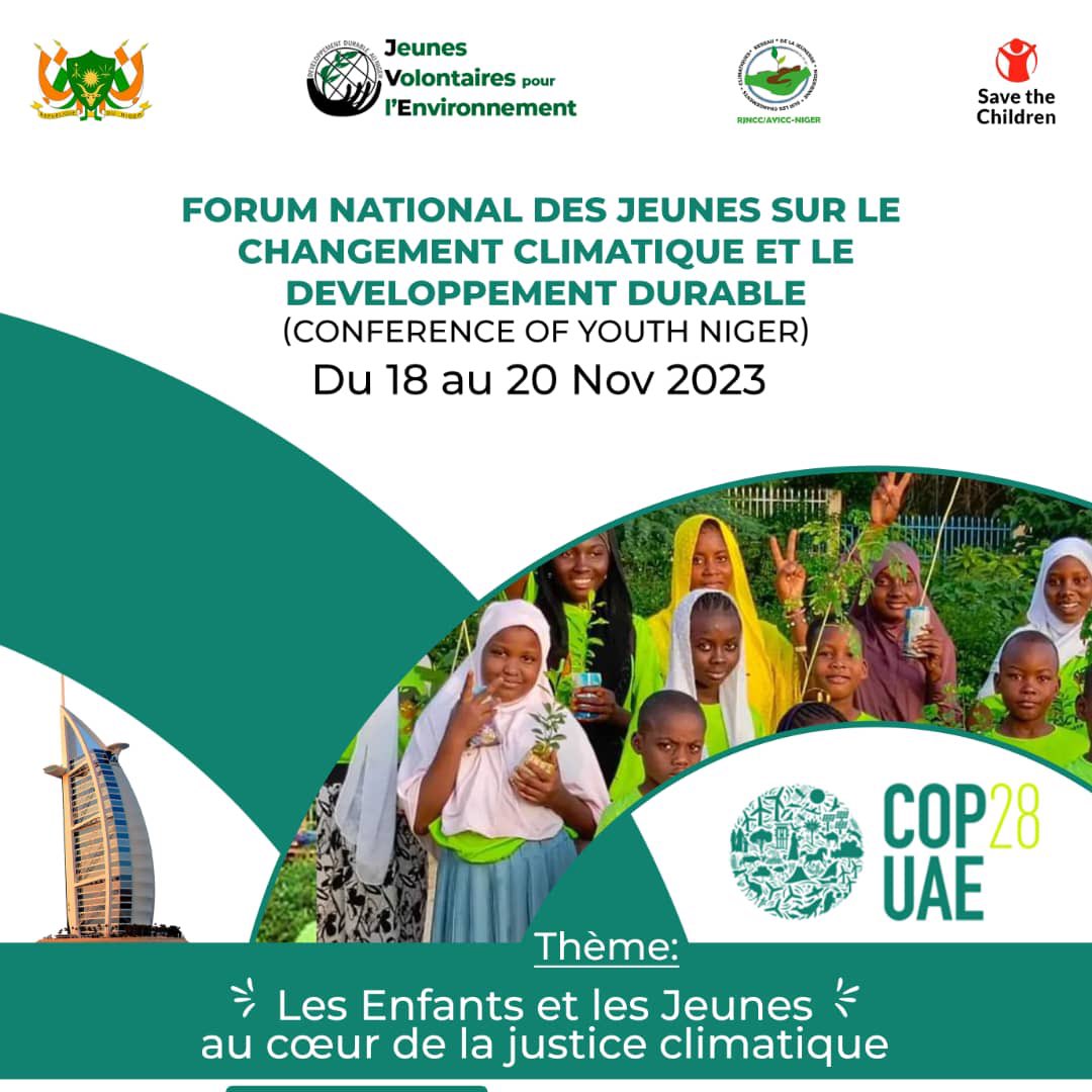 Bientôt le forum des jeunes pour le climat #coy en prélude de la #COP28UAE 
<a href="/KiaraGarba5/">Kiara Garba</a> <a href="/issagne/">Issa Garba</a> <a href="/YacoubaLabo2/">Yacouba Labo</a> <a href="/Moussasamira2/">Moussa samira</a>