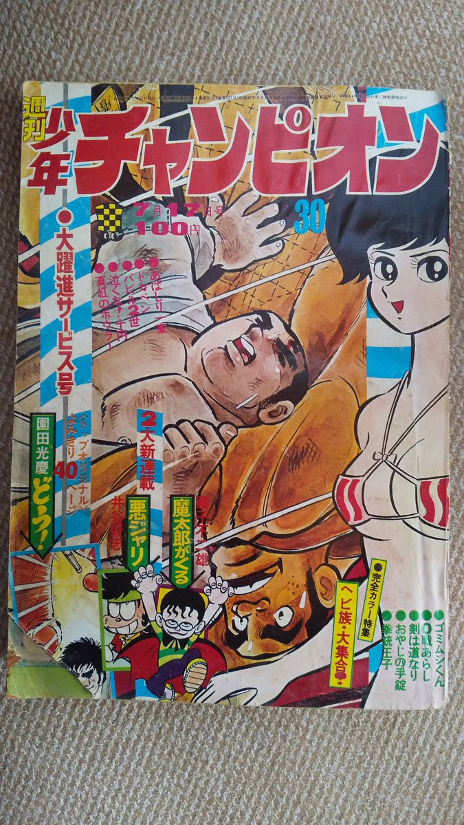 ☆追加…1972(昭47)年、デビルマンを少年マガジンの同年25号より連