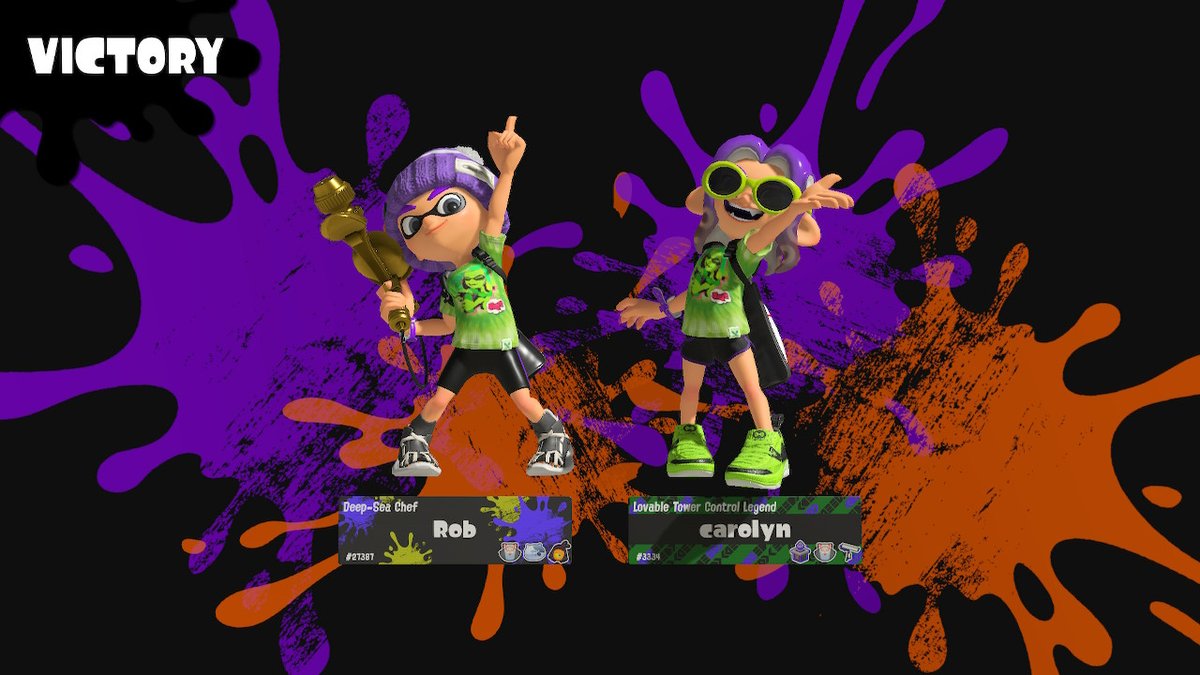 cowsgomoo212's tweet photo. dynamic duos with @stonikro #splatoon3 https://t.co/JS0znJU1ck