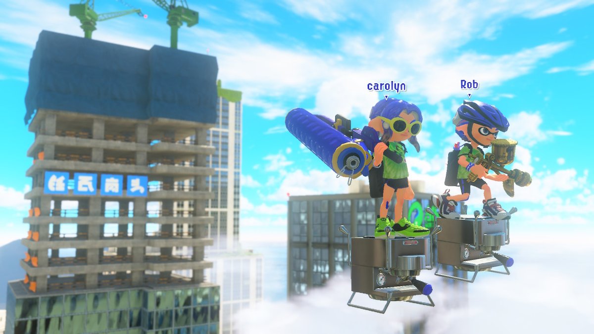 cowsgomoo212's tweet photo. dynamic duos with @stonikro #splatoon3 https://t.co/JS0znJU1ck