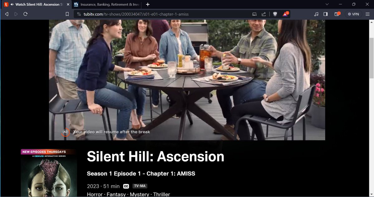 Excuse me, but why has nobody brought up the fact that #SilentHillAscension is on FUCKING TUBI?!?

they're running ads on it and everything

#SilentHill