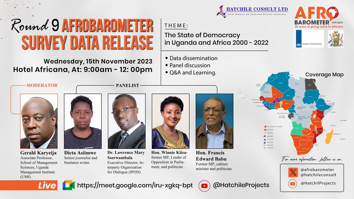 Want to know more about how Africans across 39 countries rate democracy in their countries? Join, follow this conversation <a href="/afrobarometer/">Afrobarometer</a> <a href="/AoyukeAbel/">Abel Oyuke</a> <a href="/hatchileconsult/">Hatchile Consult Ltd</a>
