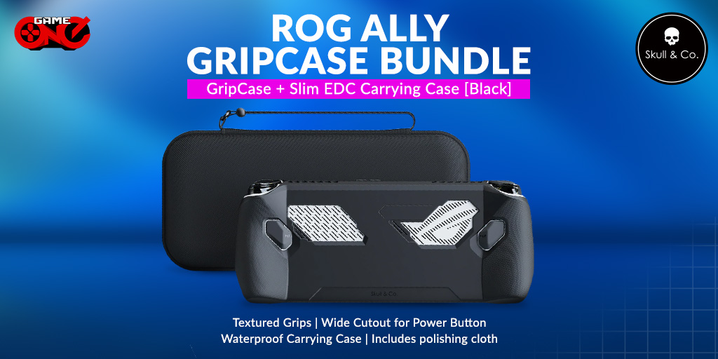 Game One PH on X: Elevate your gaming with the Skull & Co ROG Ally  GripCase Bundle, featuring the must-have GripCase for handheld play with ROG  Ally and an EDC Case for
