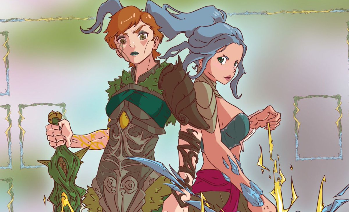 PapyrCollective's tweet photo. One of our most popular playmats has been this recent release, featuring Briar and Lexi!
❄️⚡🌲
Check it out on our Etsy store: https://t.co/VLvdwLs9tX https://t.co/XLaegwdxNw