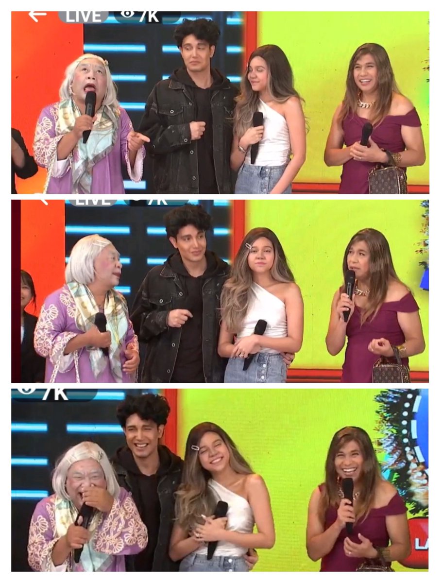lulugutz8's tweet photo. Welcome back, #JoWaPaoMeng! Ang gagaling nyo talaga👏👍lalo na si Ellen...whooooo!!!
#LegitDabarkads 
#MaineMendoza
@mainedcm https://t.co/1v23r4eEzj