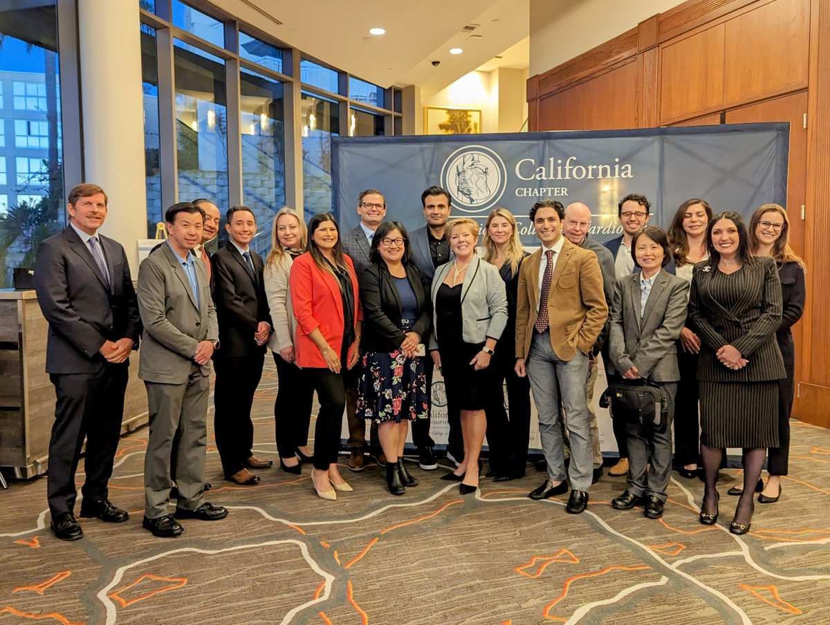 SamChitsaz's tweet photo. What a delight to represent the California Leadership Forum at the @CaliforniaACC Board of Directors Meeting &amp; Awards Gala...
Many thanks to: @AAHilliardMD @JamalRanaMD @LiannaSC @DrPranavMPatel @ditchhaporia, @SplitHis @JanetWeiMD, Dr. Teresa Danielle, Dr. Rich Wong, Tim Madden. https://t.co/afcEKiSllR