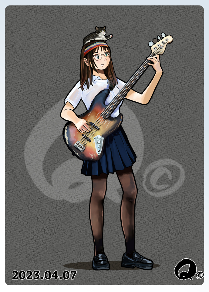 #ポッキーの日 じゃなく #ベースの日 ですよ～～😱😱
ジャコパスに憧れるのうちの子です😋 