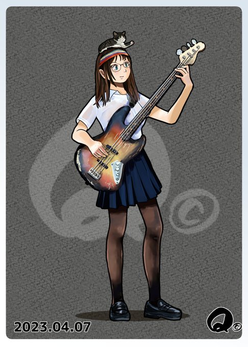 #ポッキーの日 じゃなく #ベースの日 ですよ～～ジャコパスに憧れるのうちの子です 