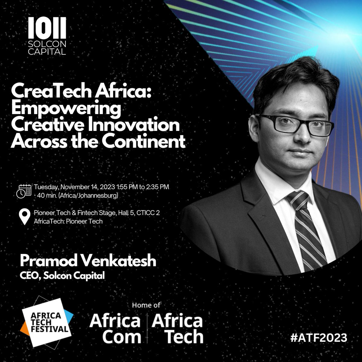Thrilled to share that our CEO, <a href="/vpramo_v/">pramod v</a>  is set to rock the stage at <a href="/africatechfest/">Africa Tech Festival</a> as a speaker! Join him in the discussion on "CreaTech Africa," where he'll unravel the magic of merging creativity and tech to supercharge innovation.  🚀🚀#ATF2023