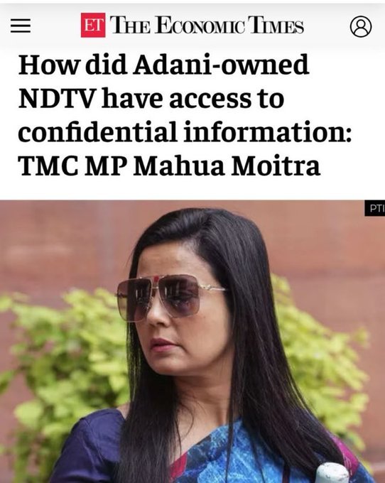 DushyantNaagar's tweet photo. #MahuaMoitra #MahuaGate #MahuaMoitraExposed https://t.co/xch3iOoGwa