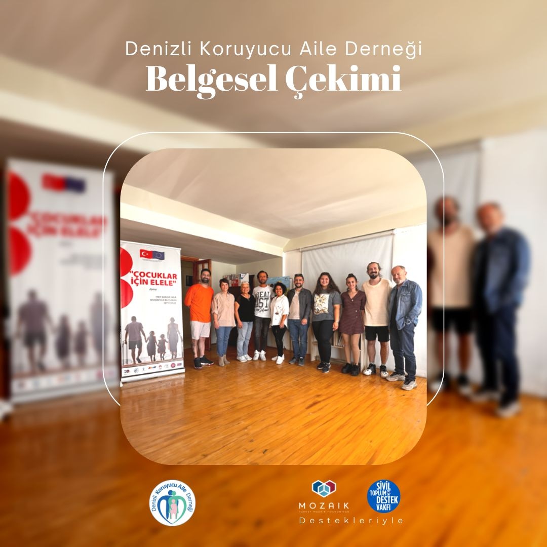 Sivil Toplum için Destek Vakfı koordinasyonunda Merve Üretmen, KRM Yönetim
Danışmanlık ve Turkey Mozaik Foundation işbirliğiyle hayata geçirilen Koruyucu Aile
Fonu hibe desteğiyle hayata geçirilecek olan  yeni  projemize 
başlıyoruz .