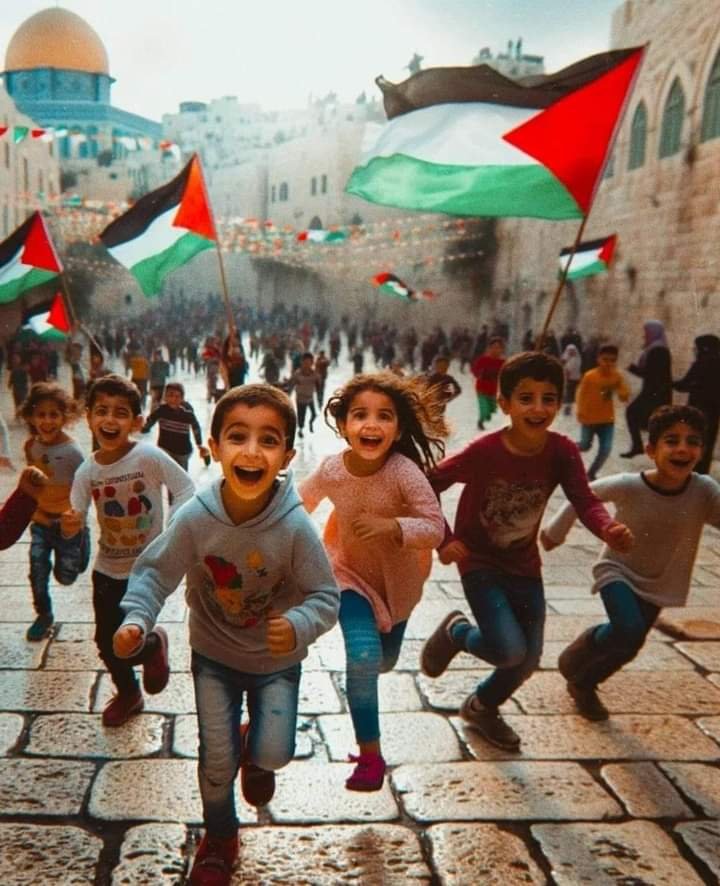 “i wish one day the Palestinian children wake up with the voices of birds chirping rather than bombblastsg.”
