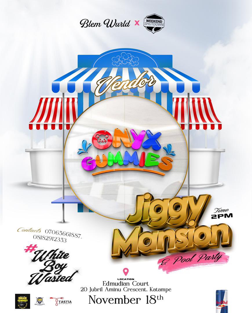 realkingss's tweet photo. Proper plans have been made to make sure everyone that comes to #jiggymansion house party have 💯 fun 🤩

You think I’m joking? Ask @Blemwurld or @DownAbj 

Better go get your ticket today 🎫 so you don’t miss out https://t.co/WtmT8eShIO

We’re getting #whiteboywasted 🕺🕺 https://t.co/viqSRfa6iu