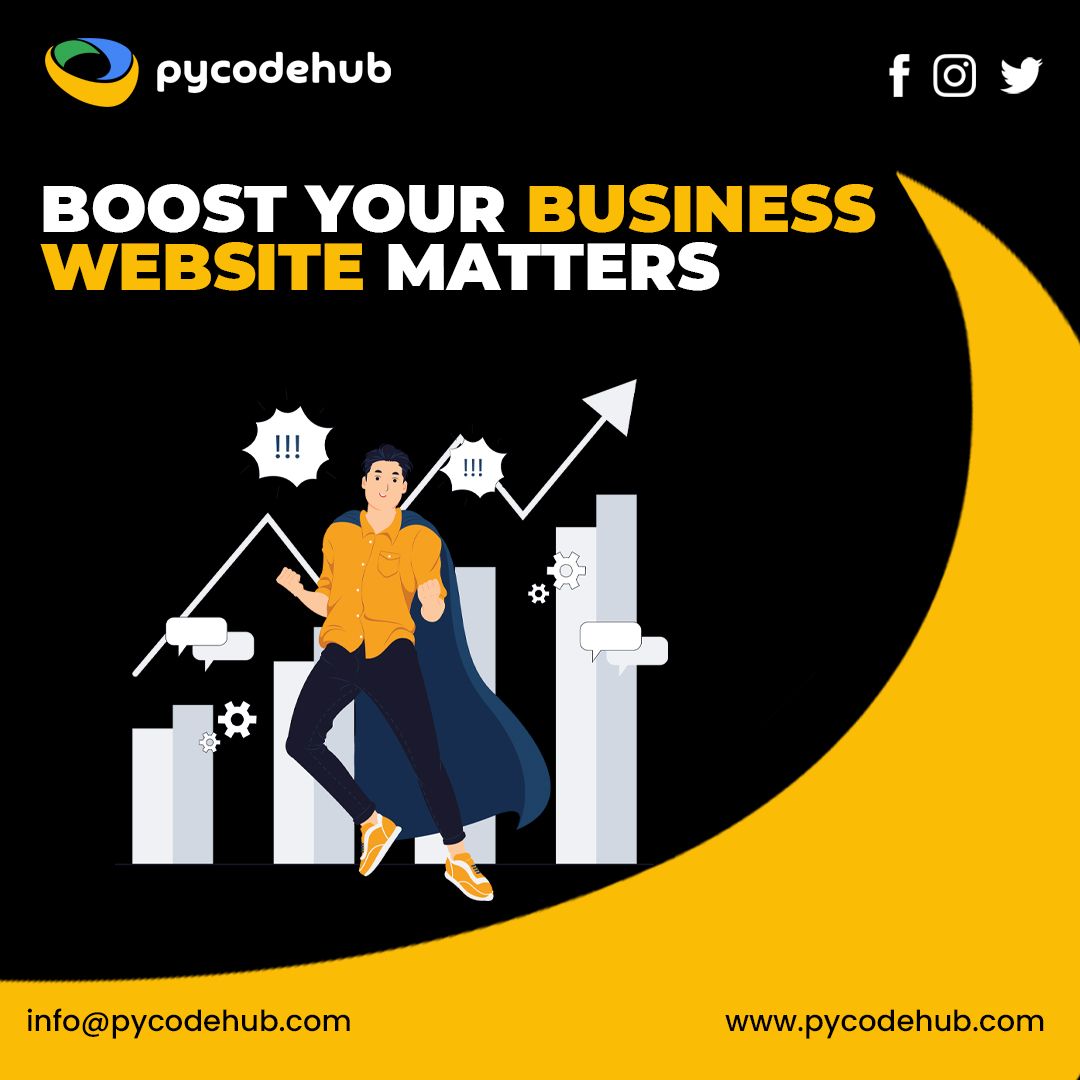 pycodehub's tweet image. Maximize your business potential through a captivating online presence. Your website serves as the key to success, bridging the gap between you and your customers. 
For more information, visit our website:
pycodehub.com
#pycodehub #website #webdesign #WebDevelopment