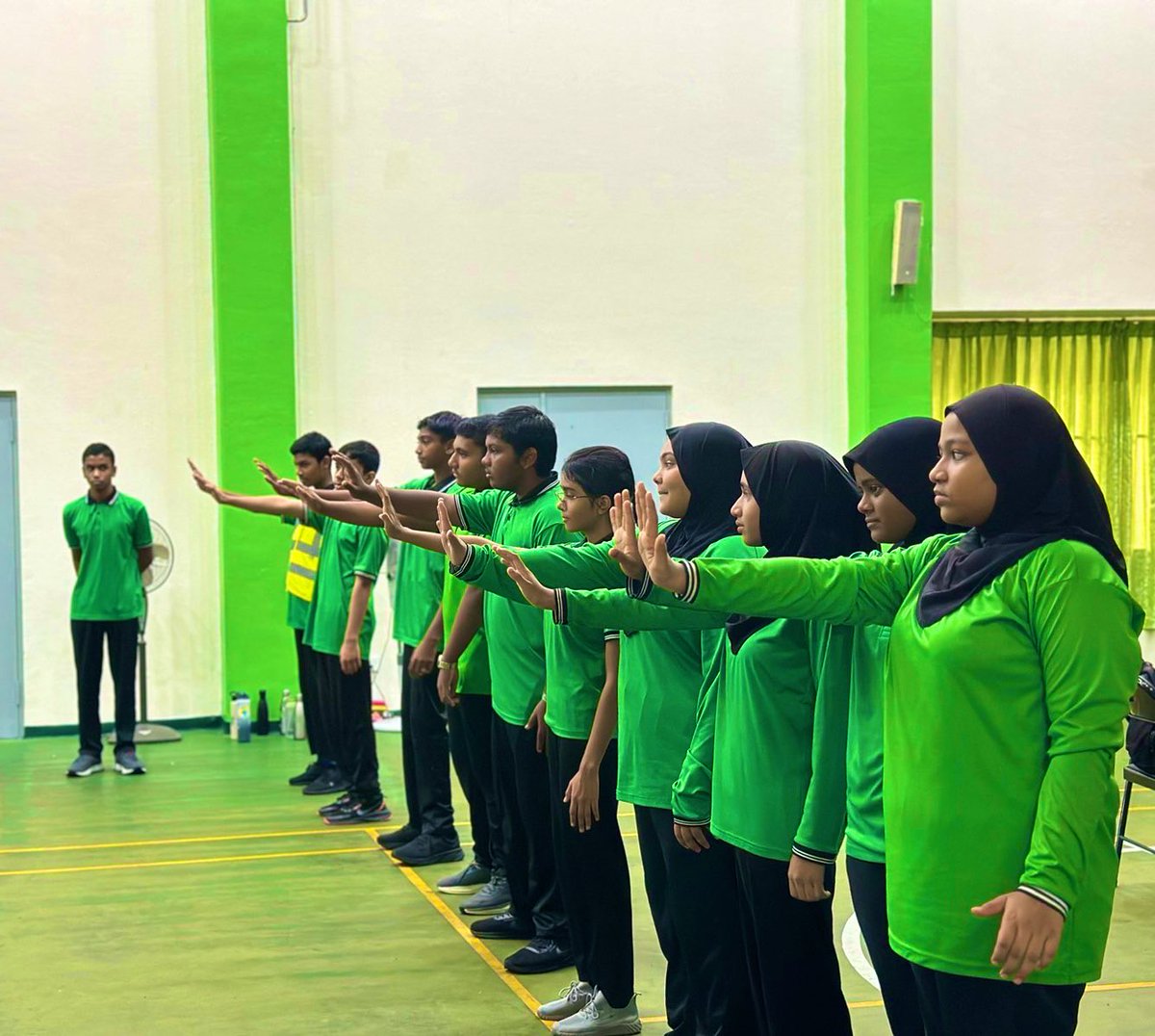 Kalaafaanu School (@kalaafaanu_mv) on Twitter photo Road safety is a fundamental right for everyone. Our students are preparing to serve as traffic monitors, ensuring the well-being of students in the school vicinity👍
We extend our sincere gratitude to MPS for facilitating these sessions ✅
<a href="/rah8121/">Rahma Abdul Rahman</a> <a href="/MoEdumv/">Ministry of Education</a> <a href="/aisthly/">Aishath Ali</a> <a href="/PoliceMv/">Maldives Police</a> Road safety is a fundamental right for everyone. Our students are preparing to serve as traffic monitors, ensuring the well-being of students in the school vicinity👍
We extend our sincere gratitude to MPS for facilitating these sessions ✅
<a href="/rah8121/">Rahma Abdul Rahman</a> <a href="/MoEdumv/">Ministry of Education</a> <a href="/aisthly/">Aishath Ali</a> <a href="/PoliceMv/">Maldives Police</a>