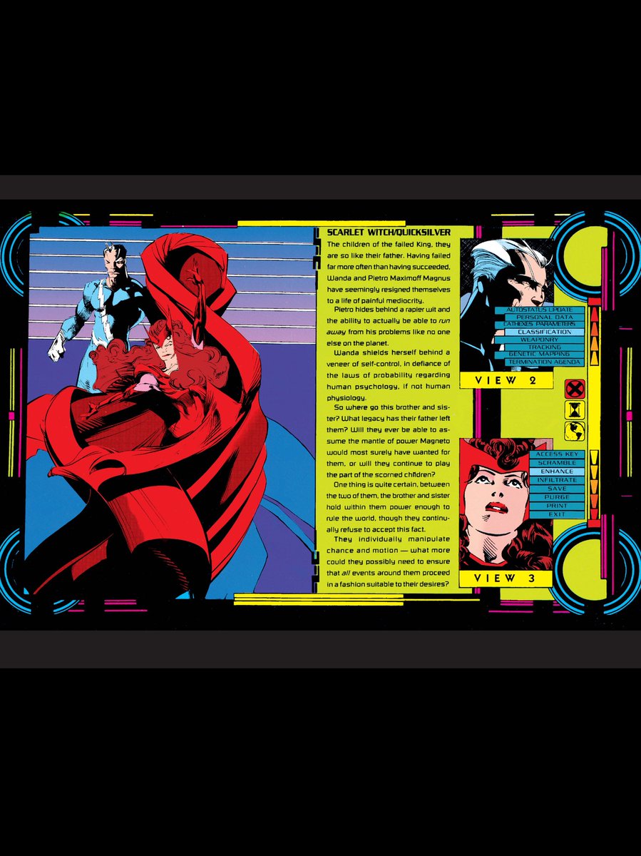 XMen_C_O_T_A's tweet image. Stryfe's Strike Files (Part 2).Remember "X-Cutioner's Song"?
In Nov '92, an extra issue dropped with Stryfe's files.Kudos to the dream team of: @AndyKubert , #gregcapullo @JimLee @larrystroman575, @Marc_Silvestri #whilceportacio #fabiannicieza &amp;amp; #scottlobdell. 
#XMen